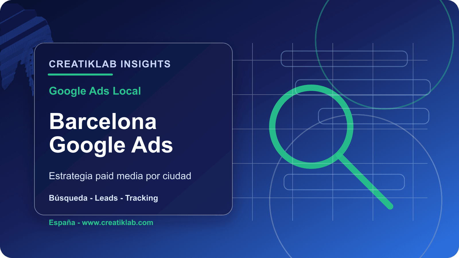 Agencia Google Ads en Barcelona: estrategia paid media para ecommerce, SaaS, turismo y servicios locales