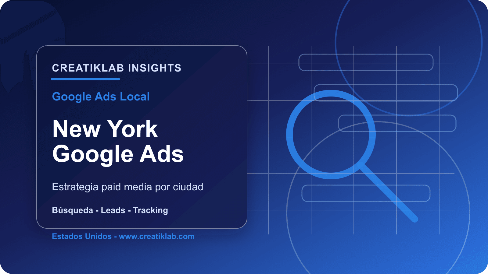 Agencia Google Ads en New York: estrategia para búsquedas competitivas, leads y ecommerce