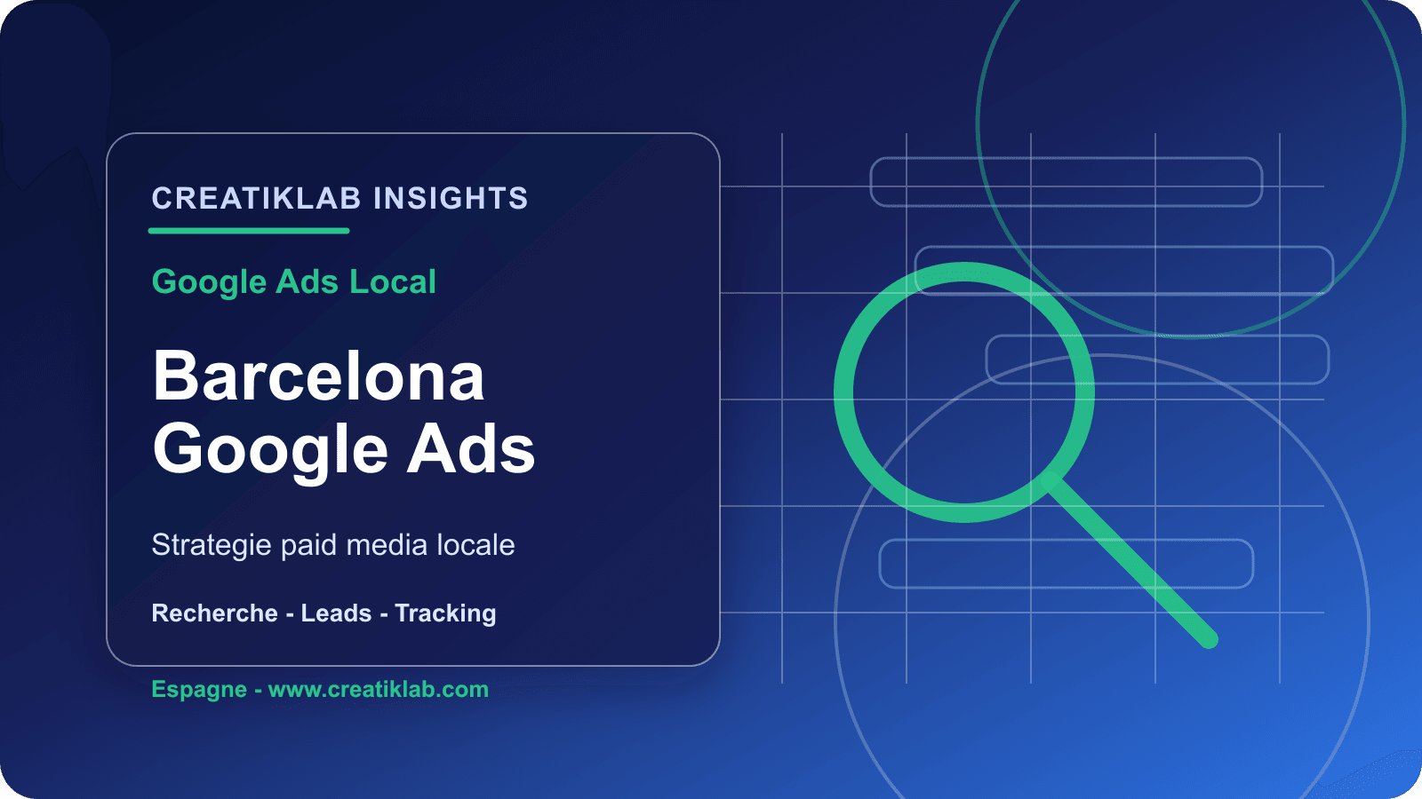Agence Google Ads à Barcelone : stratégie paid media pour ecommerce, SaaS, tourisme et services locaux