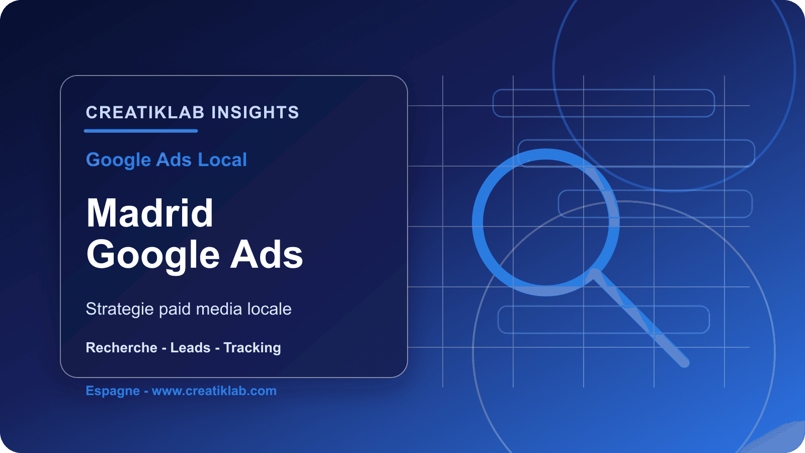 Agence Google Ads à Madrid : stratégie pour B2B, SaaS, ecommerce et génération de leads
