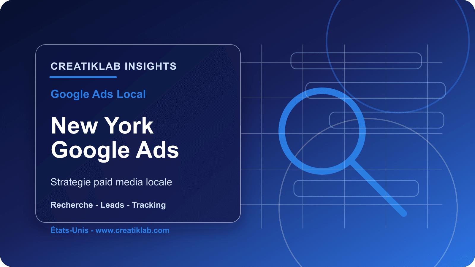 Agence Google Ads à New York : stratégie pour search concurrentiel, leads et ecommerce