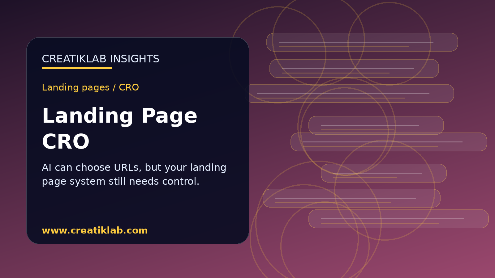 Visual de Creatiklab sobre expansión de URL final en AI Max y CRO de landing pages