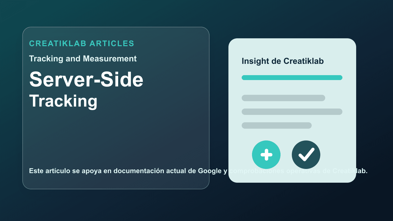 Insight de Creatiklab: Server-Side - Tracking